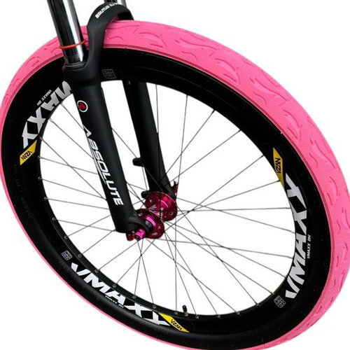 Bicicleta Gios 4trix Branca/rosa 26 Single Wheeling/grau