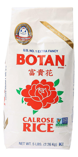 Botan, Arroz Calrose, 5 Lb