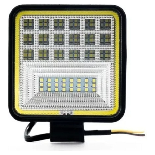 Faro Neblinero Rectangular 42 Led 12 24v Auto Moto Camioneta