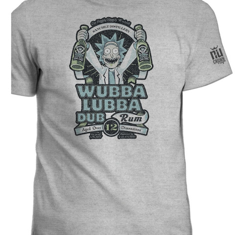 Camiseta Rick And Y Morty Wubba Lubba Cerveza Igk
