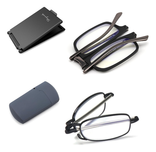 Skyoak Paquete De 2 Lentes De Lectura Plegables Portatiles P