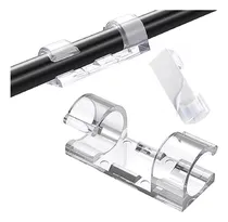 Comprar Set X20 Organizador De Cables Clips Adhesivos Separadores
