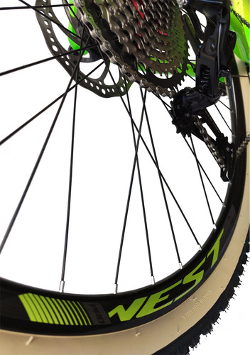 Bicicleta Aro 29 Prowest Discovery 12v Rx Hid Trava Guidão Cor Amarelo/verde Neon Tamanho Do Quadro 19