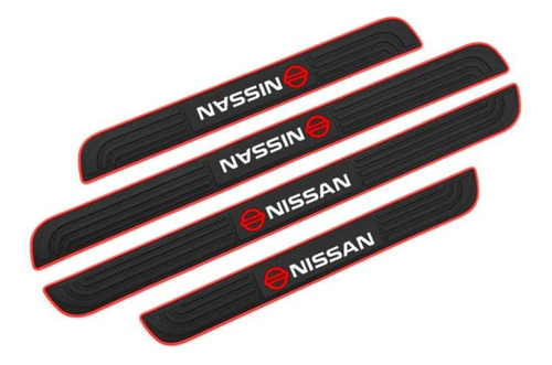 X4 Goma Pisadera Multifunción Cubre Socalos Nissan Protector