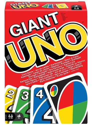 Juego De Mesa Uno Gigante 3 Veces Más Grande Que El Original