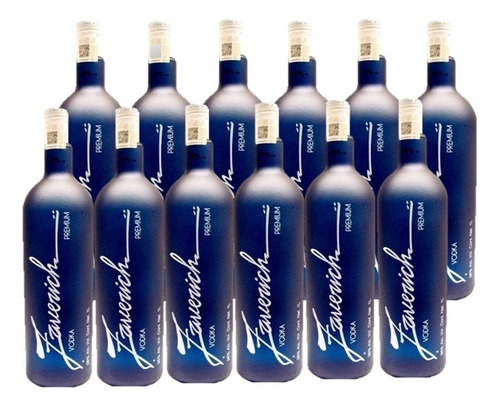 Vodka Zaverich Premium 1 Litro Caja 12 Pz