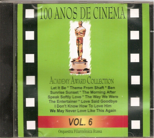 Cd - Orquestra Filarmônica Russa - 100 Anos De Cinema ¨6 ...