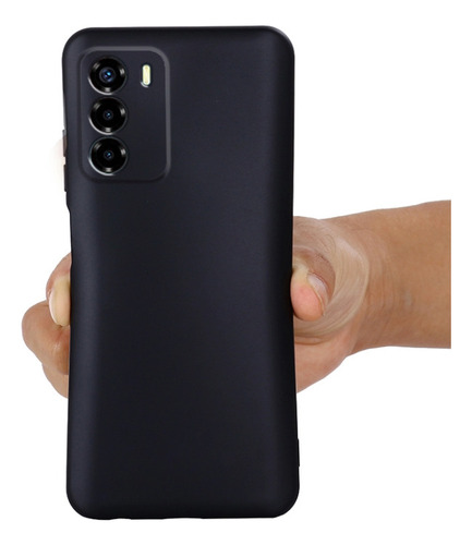 F Funda De Teléfono De Silicona Roja Para Zte Blade V40 Vita