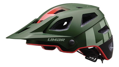 Casco Bicicleta De Montaña M T B Limar Delta Color Verde Talla G