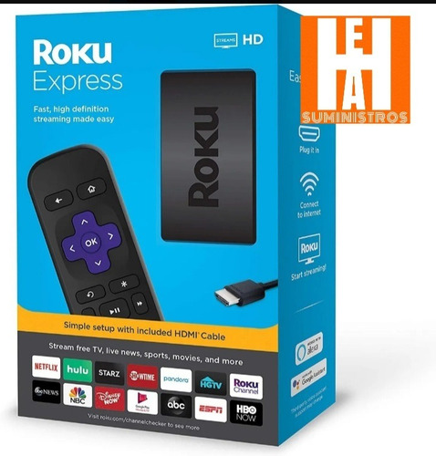 Roku Express Hd Nuevo Streaming Netflix Youtube Hbo Smartv