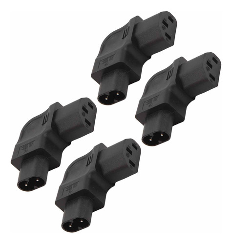 Adaptador De Extensión De Alimentación De 90 Grados, 4 Pieza