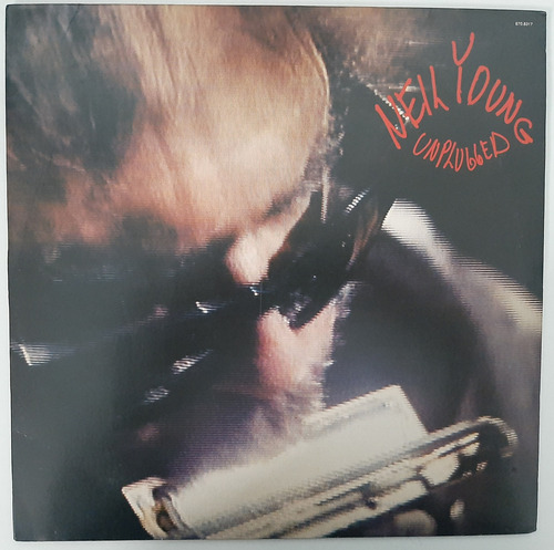 Lp Neil Young Unplugged C/ Encarte Original 1993 - Raro (Usado)