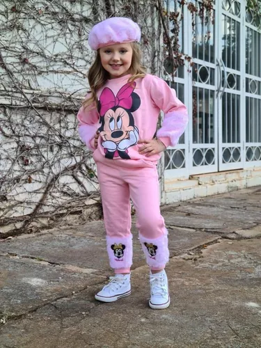 Roupa de Frio para Bebê Menina Casaco e Calça Vermelho Mini Diva