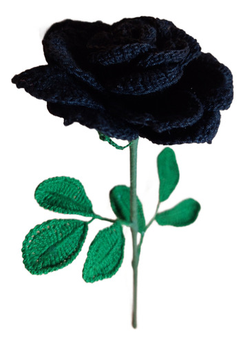 Artificial Rosa A Crochet