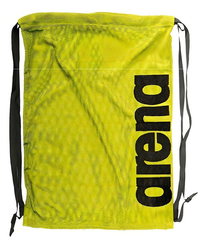 Bolsa De Natação Saco De Material Fast Mesh Arena Cor Amarelo/preto