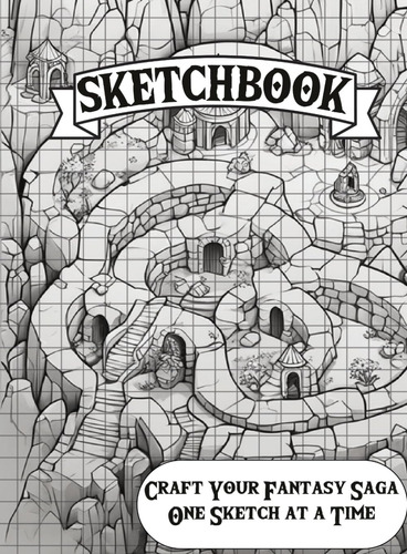 Libro: El Mejor Cuaderno De Bocetos De Mapas Rpg De Mesa; Cr
