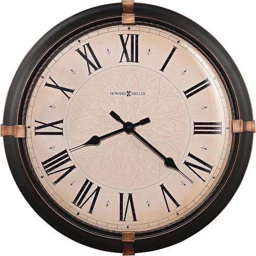 Reloj De Pared Atwater 625-498  Reloj De Metal Vintage Con 