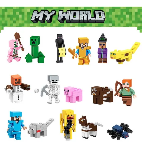 Personajes de lego minecraft sales