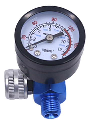 Air Pressure Regulator Adjusting Valve G1/4 Argent Knob