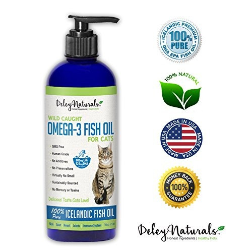 Wild Caught Gmo Free Omega 3 Aceite De Pescado Para Gatos Re