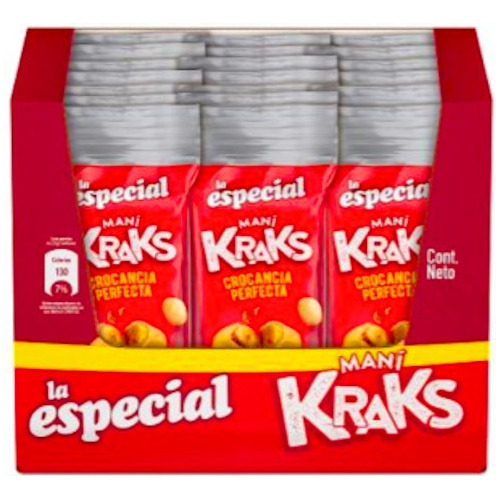 Maní Kraks La Especial - Caja X 12 Und