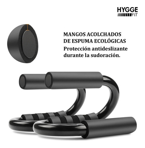 Imagen 3 de 10 de Barras Paralelas Push Up Entrenamiento Pecho Flexiones Gym