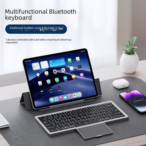 Teclado Bluetooth Táctil Portátil Tableta Universal