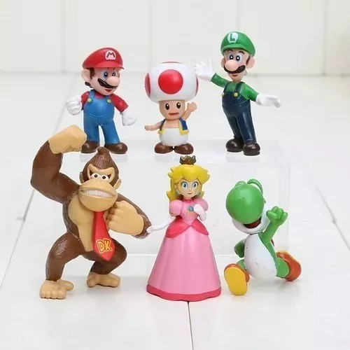 Action Figure Mario, Luigi e Yoshi