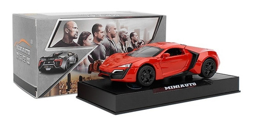 Lykan Hypersport Miniatura Metal Autos Adornos Coleccion