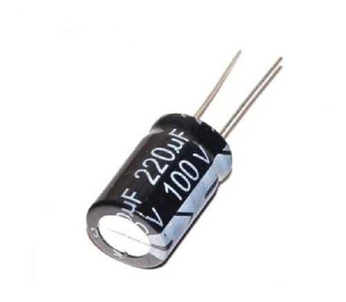 Capacitor Electrolitico 220uf 100v X5 Unidades