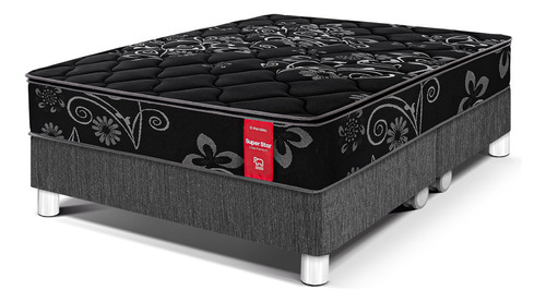 Cama Paraíso Premium Super Star Negro | Queen