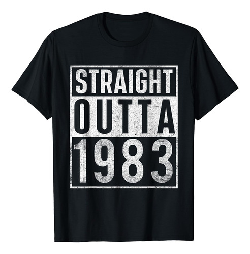 Outta 1983 Año De Nacimiento Cumpleaños Camiseta