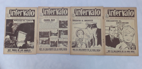 Lote Por Cuatro Historietas Comic ** Intervalo ** Año 1963