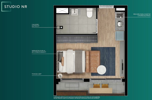 Imagem 17 de 19 de Studio Residencial Para Venda, Campo Limpo, São Paulo - St7069. - St7069-inc