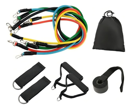 - . Kit Elástico For Entrenamientos De Musculación En Casa