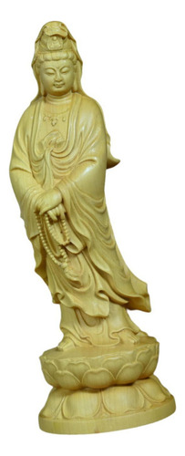 Estátua Guan Yin Estatueta Quan Yin Decoração Altura 22cm