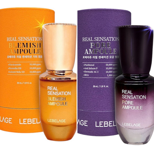 Serum Sensacion Real Ampoule Coreana / Manchas Y Poros 4pz