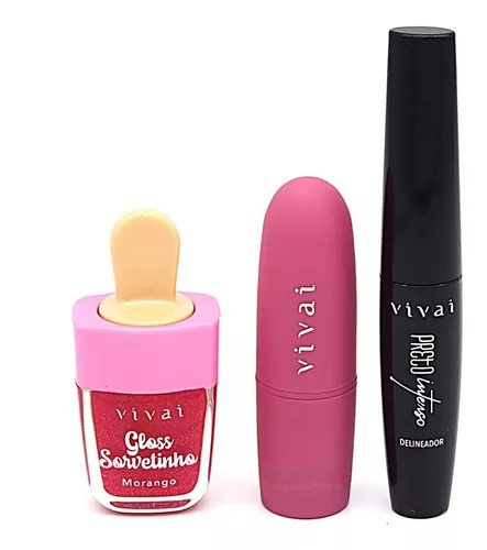 Gloss Labial Sorvetinho Vivai Morango