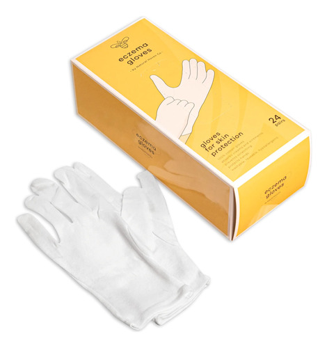 Eczema Honey Guantes De Algodn 100% De Alta Calidad, Lavable