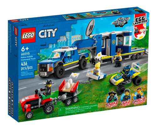 Juguete Lego City Camion De Movil De Policia 436 Piezas Febo