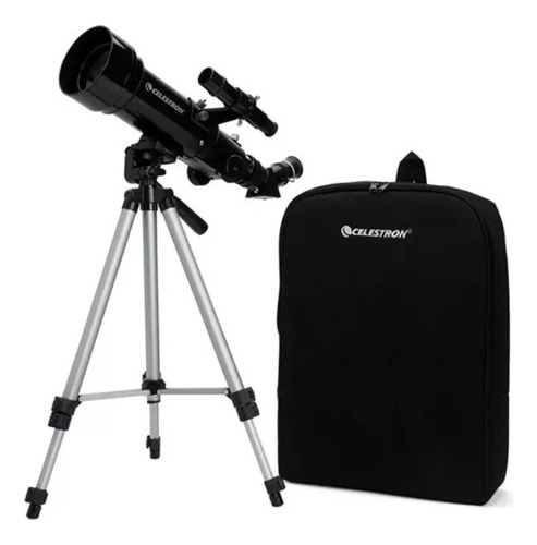 Telescopio Celestron  70mm Travel Scope Con Maleta Color Negro