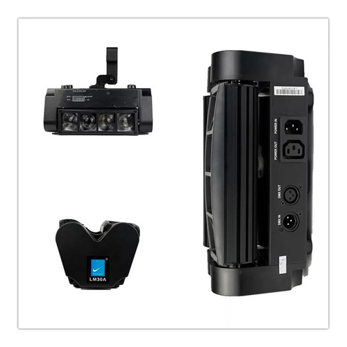 Imagen 4 de 4 de Luz Led Profesional Lm30a Rgb Doble Barra Big Dipper 8spider