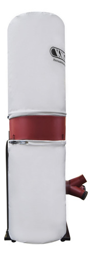 Colector de Polvo y Aserrín 3 HP de dos bolsas KNOVA KN CP-4043B, 240V, 2300 CFM , Portátil con Ruedas, Entrada 6" y 3 Puertos de 4", Uso Profesional ,para Taller de Carpintería