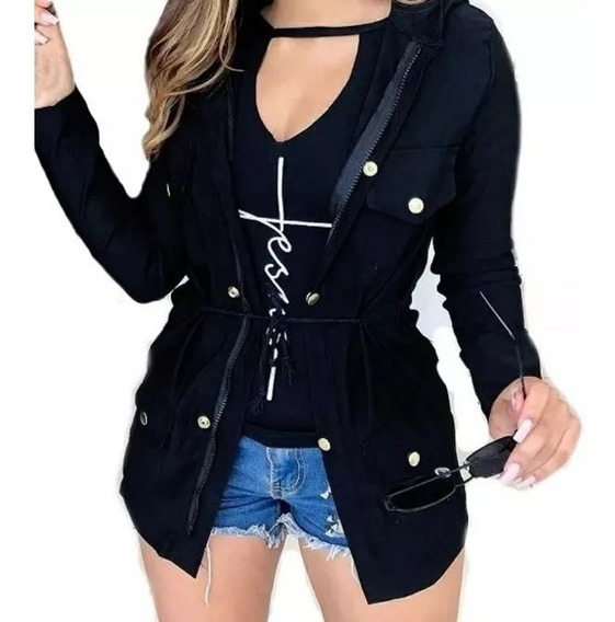 blusa parka mercado livre