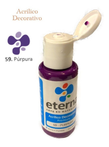 Acrílico Eterna 59 Purpura X 50ml