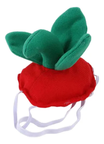 Perro Gato Sombrero Sombrero Traje Sombrero Hojas De Fresa