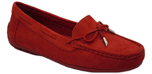Zapatos Bajos Hualunaote Rojos H-91