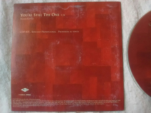 Shania Twain You're Still The One Cd Promocional (Usado)