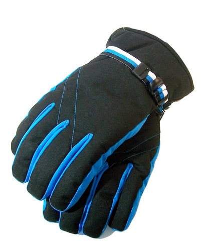 Guante Northland Ski Hombre Impermeable Abrigo Negro / Azul