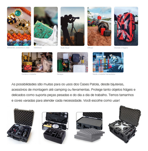 Espuma Case Mp-0015 Serrilhada Em Cubos Para Sua Adaptação